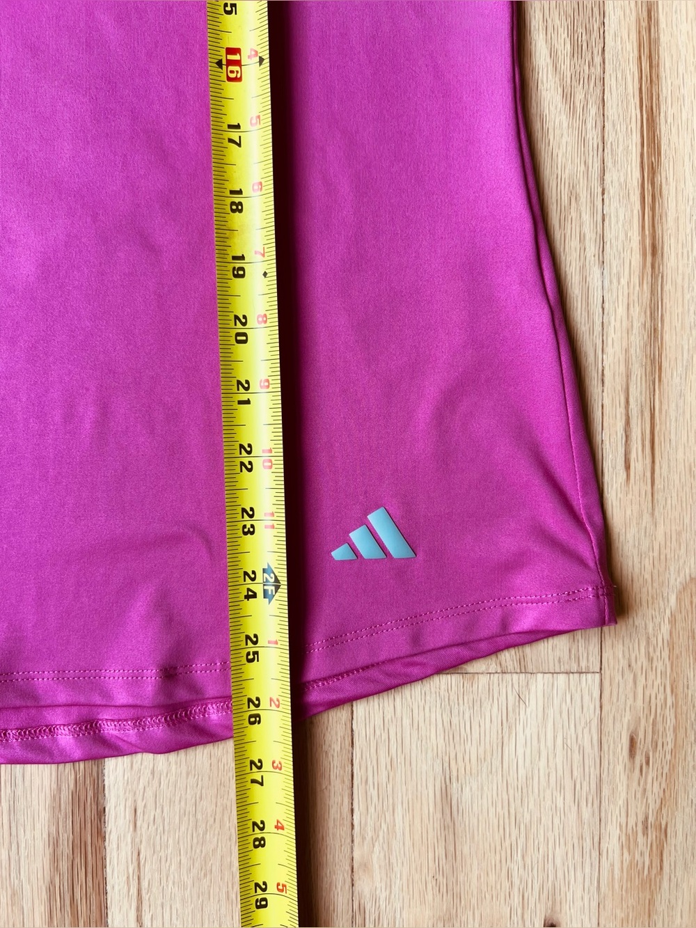 Adidas Womens Large Pink Performance Athletic Workout Running Short Sleeve Shirt - Picture 9 of 12
